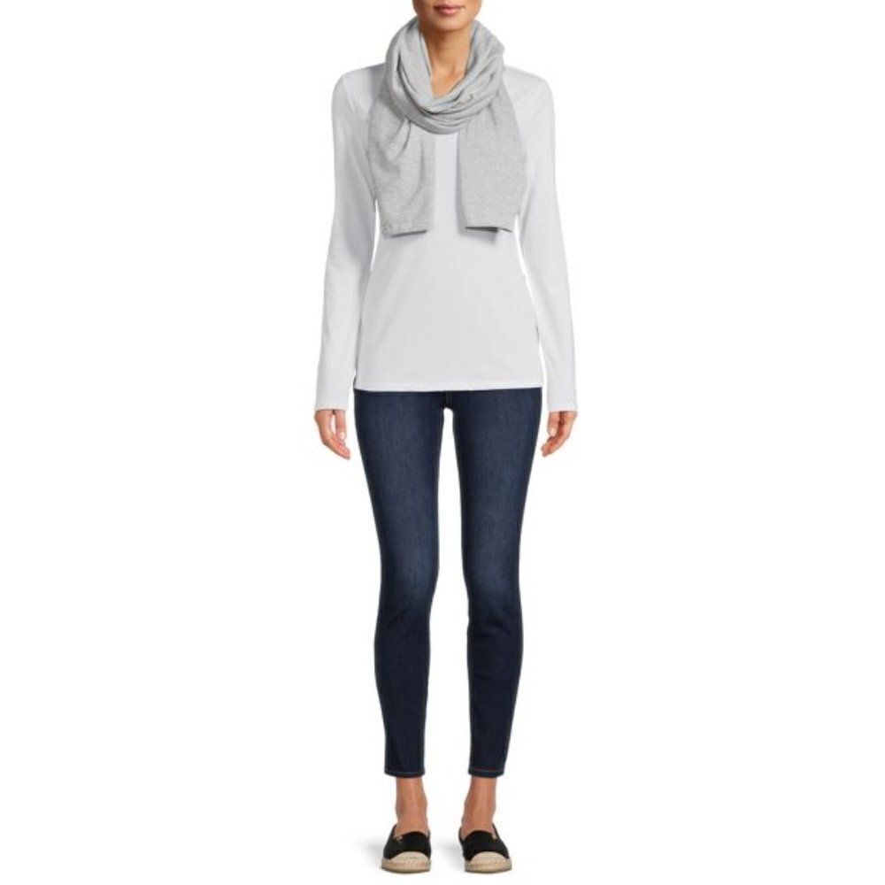 Women's Gray Multi Wear Wrap - Picture 4 of 7